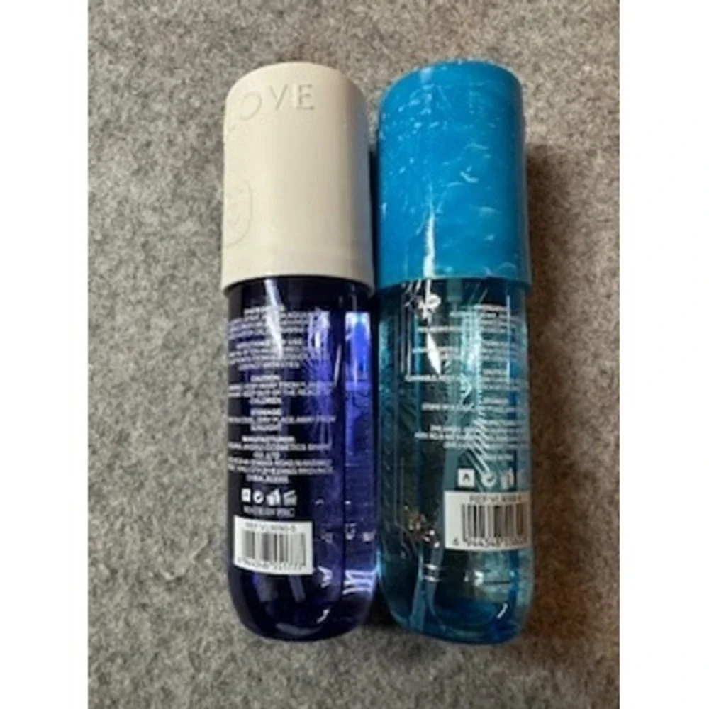 V.V. LOVE Fragrance Mist Set Diamond Aqua and Ethereal Violet 90ml 3.1oz Each